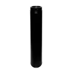 ISOTUBE Plus Twist Lock DW150 x 200 pijp 100cm met klemband- zwart